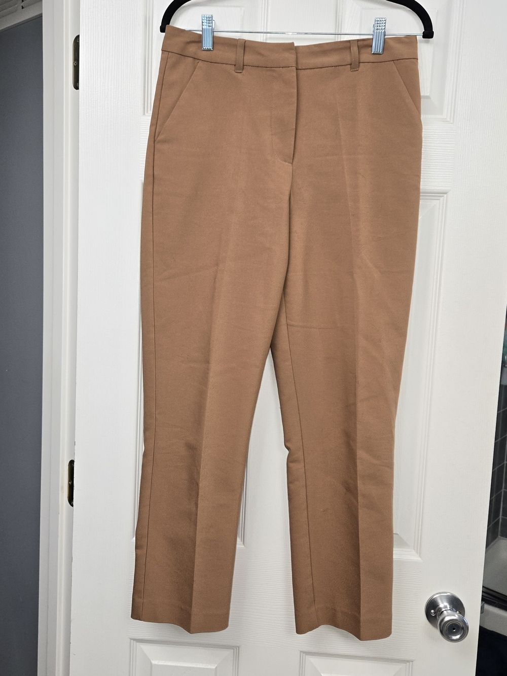 OVS Women’s Camel Tan Tailored Ankle Trousers Pants Size IT 42 / EUR 38 (US 6)